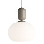 Nordlux Notti 20 Lampa Wisząca Szkło Szary | Nadaje Się Do 1x E27