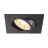 SLV New Tria 68 Spot Aluminium Czarny Plac | Aukko 68mm - Nadaje Się Do 1x GU10 
