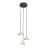 Emibig Lampa Wisząca Elit Stal Czarny | Nadaje Się Do 3x GX53 - Max 12W